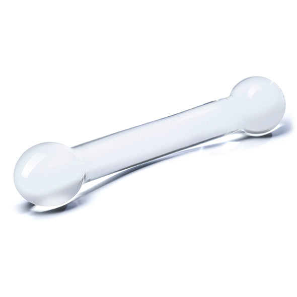 GLAS Curved G-Spot Stimulator Γυάλινο Dildo με διαφανές γυαλί