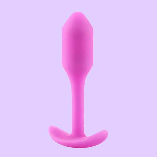 b-Vibe Snug Plug 1 Πρωκτική Σφήνα σε φούξια χρώμα