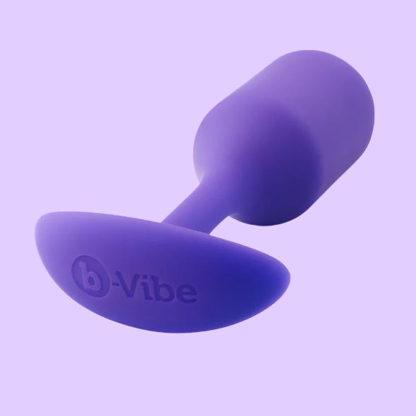 b-Vibe Snug Plug 2 Πρωκτική Σφήνα σε μωβ χρώμα