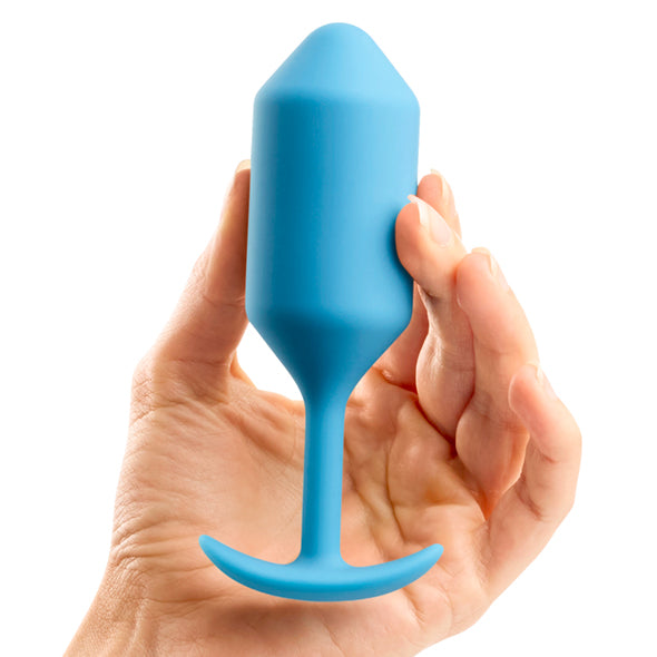 b-Vibe Snug Plug 3 Πρωκτική Σφήνα σε πετρόλ χρώμα