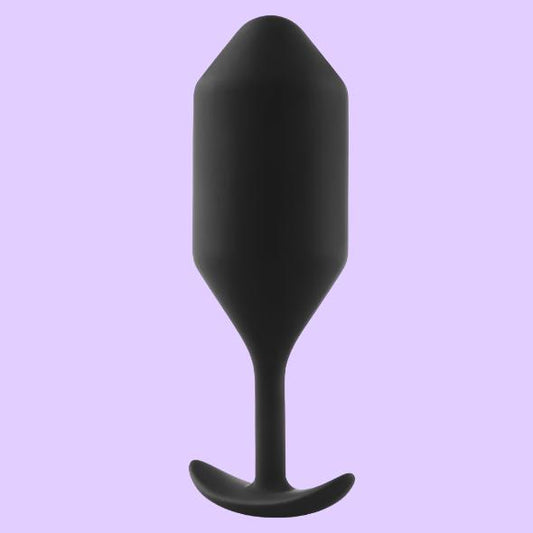 b-Vibe Snug Plug 4 Πρωκτική Σφήνα σε μάυρο χρώμα