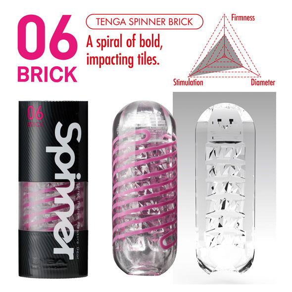 TENGA SPINNER - 06 BRICK πληροφορίες εσωτερικού