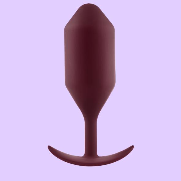 b-Vibe Snug Plug 5 Πρωκτική Σφήνα σε βυσσσινί χρώμα