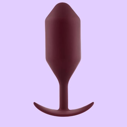 b-Vibe Snug Plug 5 Πρωκτική Σφήνα σε βυσσσινί χρώμα