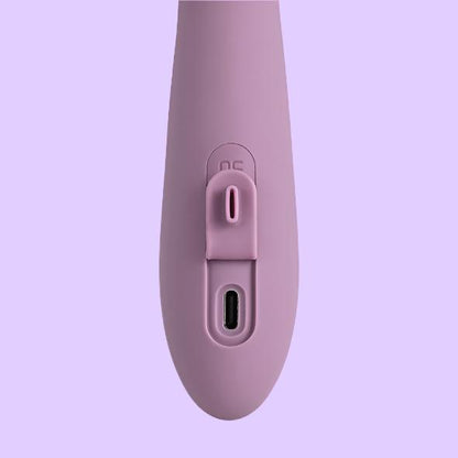 SVAKOM Trysta Δονητής Διπλής Διέγερσης με G-Spot Ball - App Controlled θύρα φόρτισης